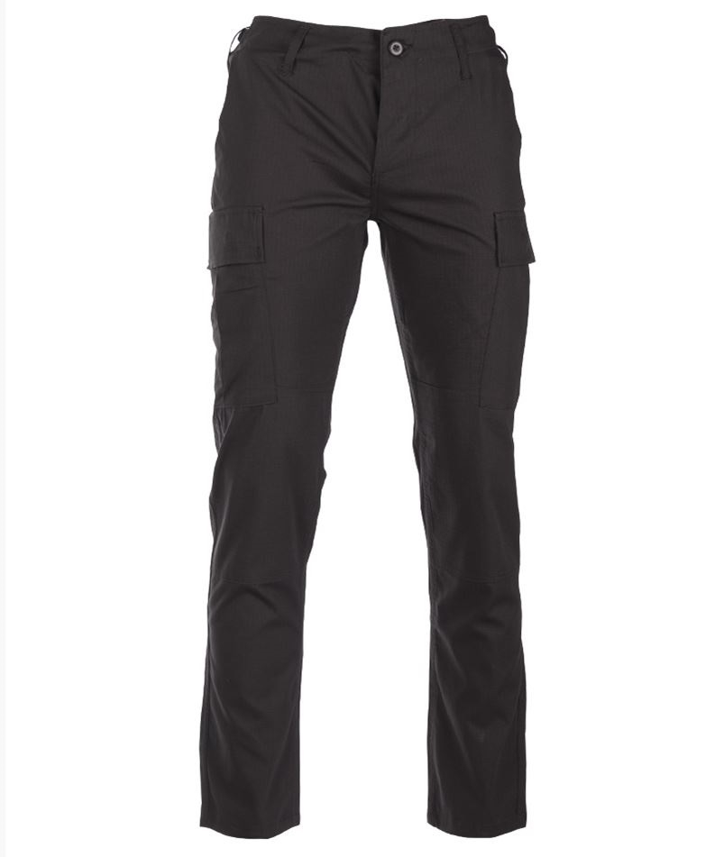 11853102.jpg US BLACK R/S BDU FIELD PANTS 'SLIM FIT' - Image 1