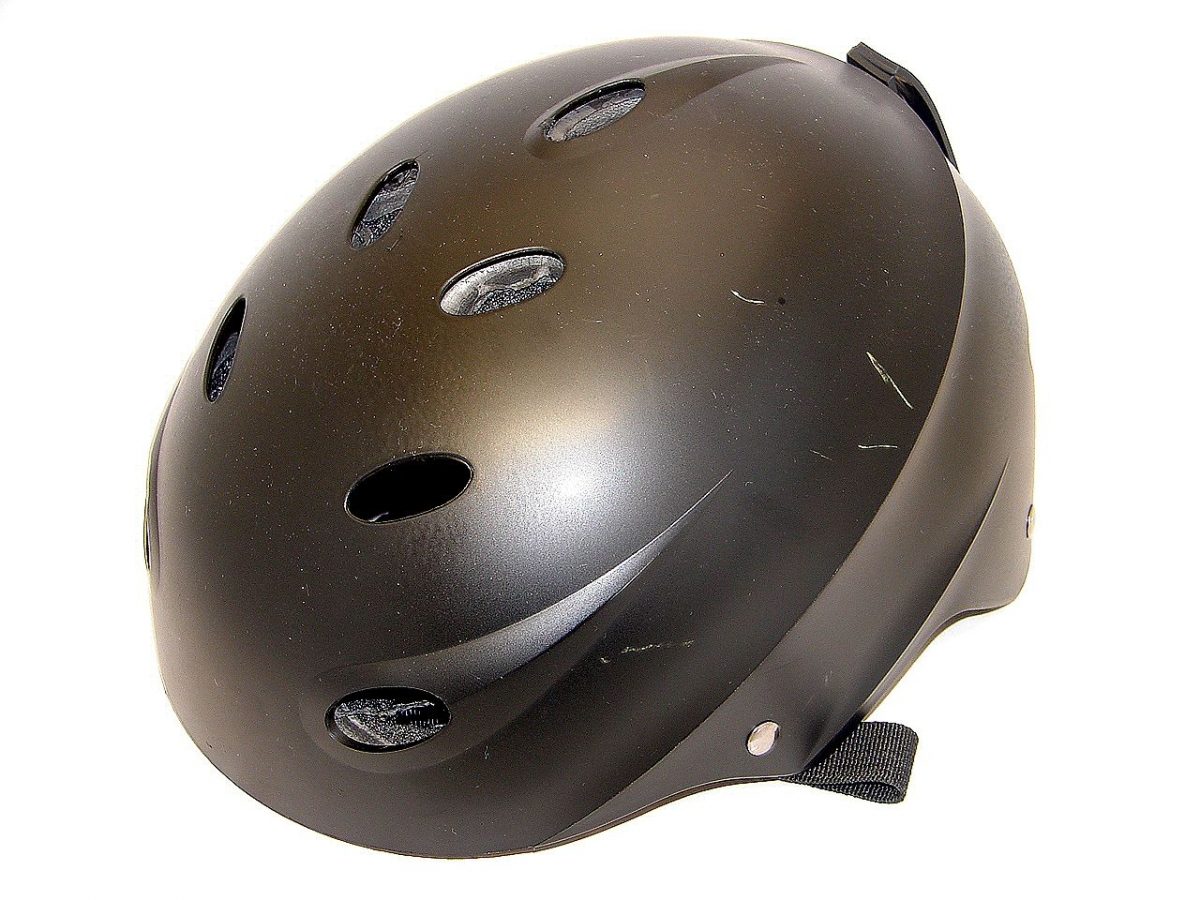 PVC Paratrooper Helmet - Black