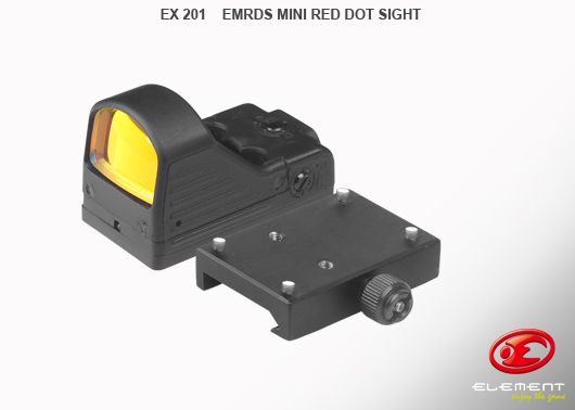 MRDS (Mini Red Dot Sight) with metal base