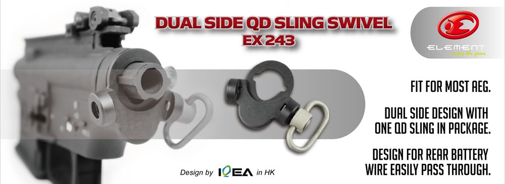Dual Side QD Sling Swive(for AEG)