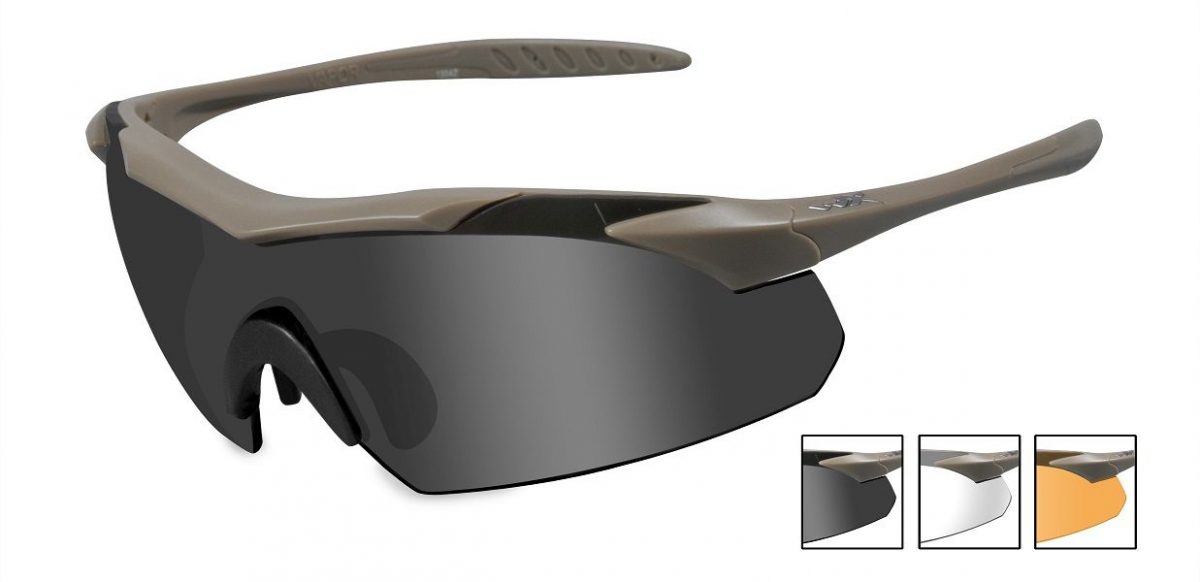 VAPOR Grey/Clear/Light Rust Tan Frame