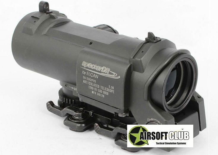 4X Elcan SpecterDR Type Red/Green Dot Sight Scope