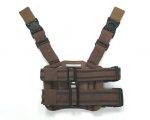 G17/22/31 CQC Belt Drop Leg Holster -Tan - Image 2