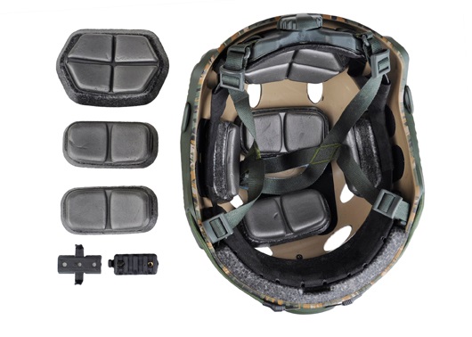 FAST Helmet-PJ TYPE-Woodland Digital