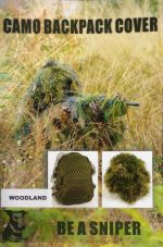 GHILLIE BACKPACK COVER (WOODLAND)