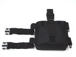 Molle Utility Drop Leg Panel Pouch Bag-Black