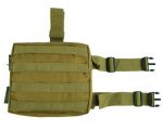 Molle Utility Drop Leg Panel Pouch Bag-Tan