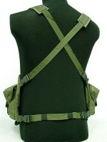 Tactical Magazine Chest Rig Carry Vest OD (600D)