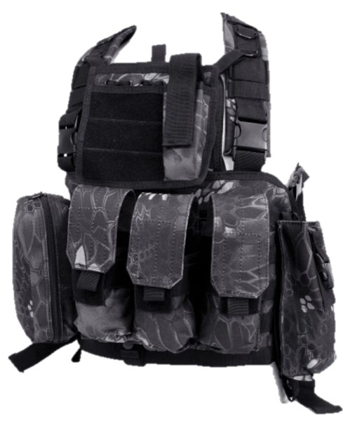 FSBE LBV Load Bearing Molle Assault Vest (Kryptek Typhon)