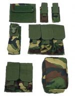 Molle Tactical Strike Plate Carrier Vest Woodland - Image 2