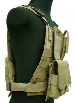 US Marine Assault Molle Plate Carrier Vest Desert - Tan  - Image 2