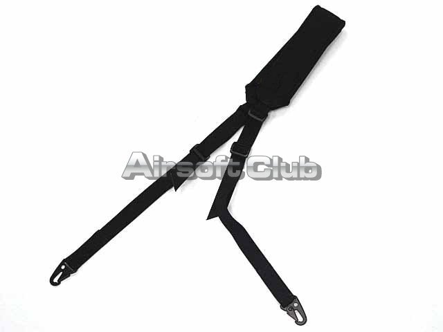 LMG Shoulder Padded Rifle Sling -Black
