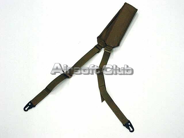 LMG Shoulder Padded Rifle Sling -Tan