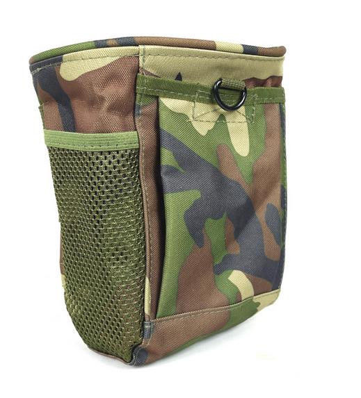 Molle Magazine Mag NVG Tool Drop Pouch Bag - Woodland