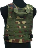 US Marine Assault Molle Plate Carrier Vest Camo Woodland - Image 3