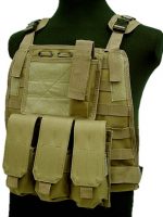 US Marine Assault Molle Plate Carrier Vest (Coyote)