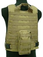 US Marine Assault Molle Plate Carrier Vest (Coyote) - Image 2