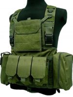 Versatile Assault Military Plate Carrier Tactical Vest OD (600D)