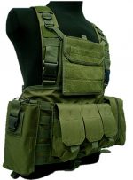 Versatile Assault Military Plate Carrier Tactical Vest OD (600D) - Image 2