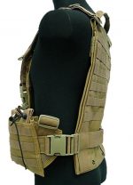 USMC Molle Carrier Combat Vest (Coyote Brown) - Image 3