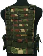 USMC Molle Carrier Combat Vest (Woodland) - Image 3