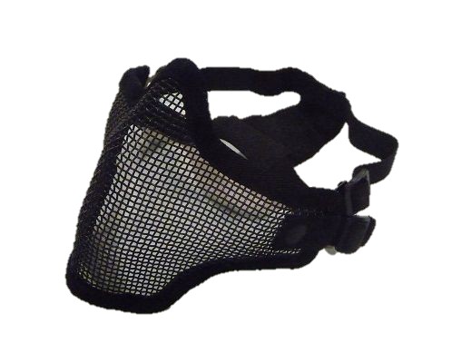 2G TMC Strike Steel Half Face Mask (Black)
