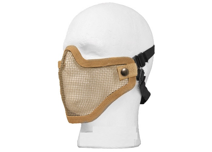 2G TMC Strike Steel Half Face Mask (TAN)