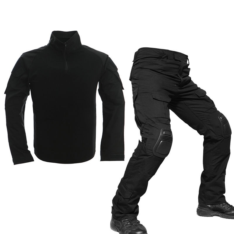 A.C.M Tactical Gen2 Combat Suit And Pants with Pad - Black