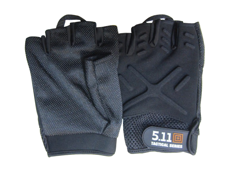5.11 style Half Finger Assault Glove(Black)