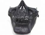 Skull Skeleton Half Face Protector Mask Black
