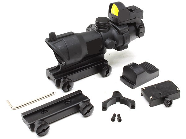 ACOG 4x32 Scope + Mini Reddot BK