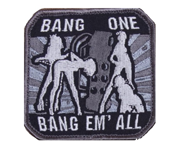 BANG ONE BANG EM' ALL Moral patch