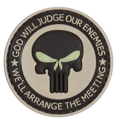 God Will Judge Our Enemies Punisher PVC 