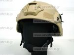 MICH TC-2000 ACH Helmet w/NVG Mount & Side Rail TAN