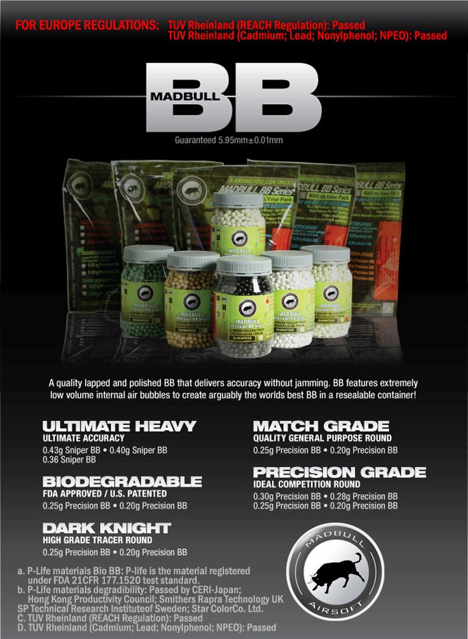 0.30g Aluminum BB 2000 rds / FOR TARGET PRACTICING ONLY