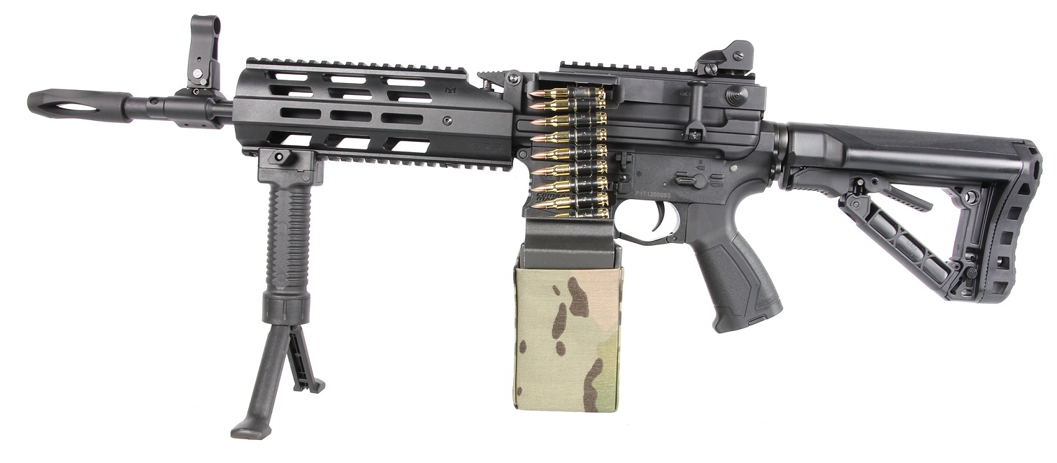CM16 LMG M-LOK handguard BK 