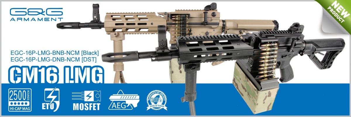 CM16 LMG M-LOK handguard BK  - Image 9