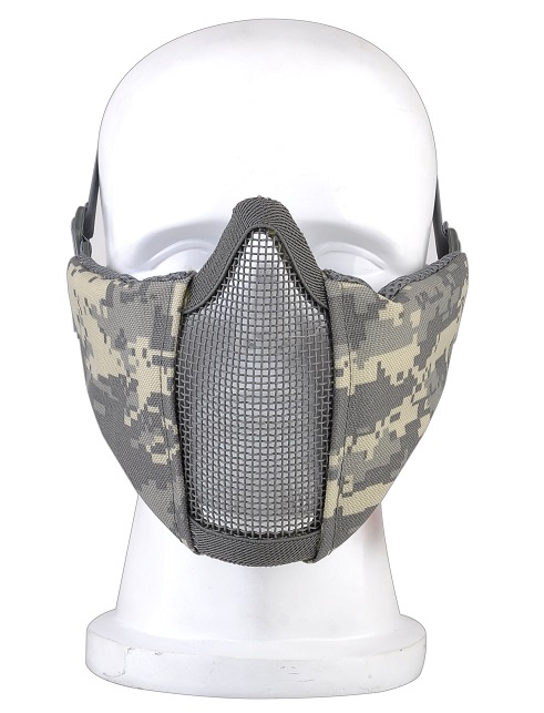 Tactical Steel Wire Half Face Mask - ACU