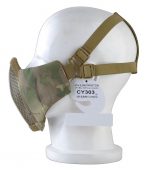 Tactical Steel Wire Half Face Mask - MULTICAM - Image 2