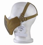 Tactical Steel Wire Half Face Mask - DE - Image 3