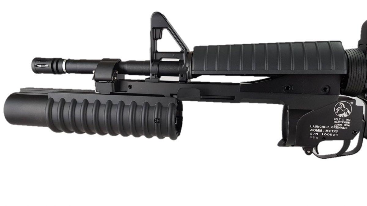 M4A1 w/M203 - Quick Change Spring System, FULL METAL - Image 7