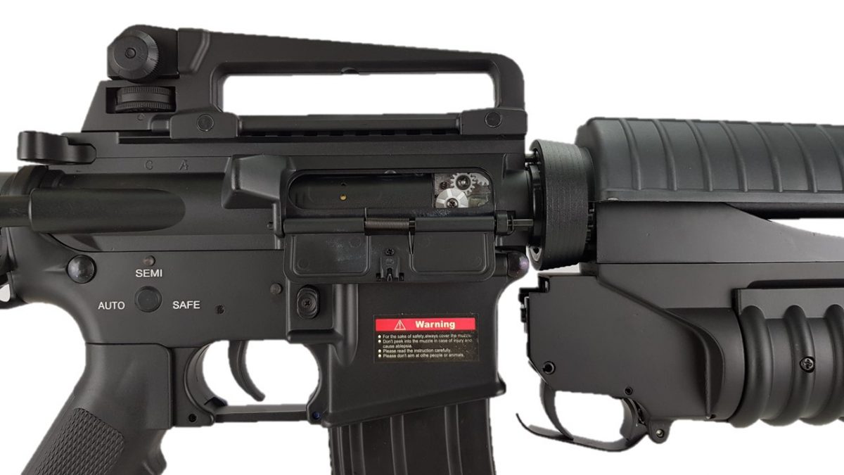 M4A1 w/M203 - Quick Change Spring System, FULL METAL - Image 8