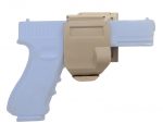 CP Style G/17/18 Gun Clip - TAN