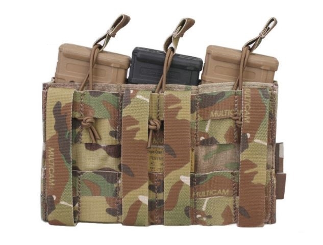  5.56 Triple Open Top Magazine Pouch - MC