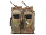  5.56 & Pistol Double Open Top Magazine Pouch - MC