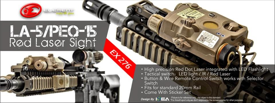 LA-5 PEQ15 Integrated Pointer/Illuminator Module DE