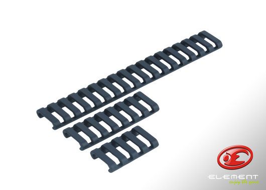 18-Slot Ladder LowPro Rail  Cover BK