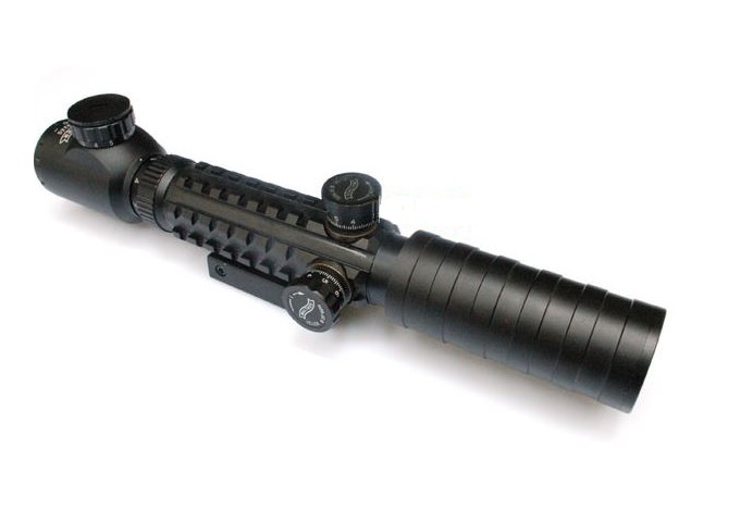 3-9x32E Rifle Scope Red and Green Illuminated