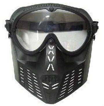 FORCE WAR MASK WITH PC GLASSES LENS (Black)