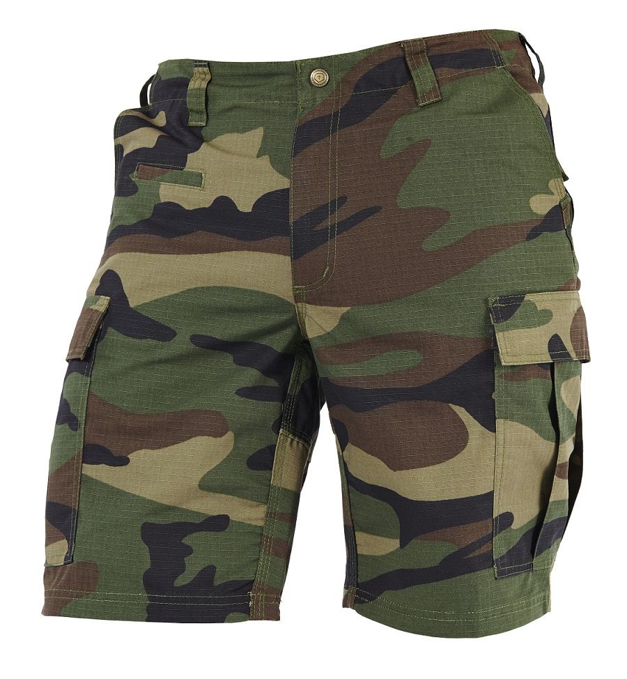 BDU Short Pants (Rip-stop) Woodland
